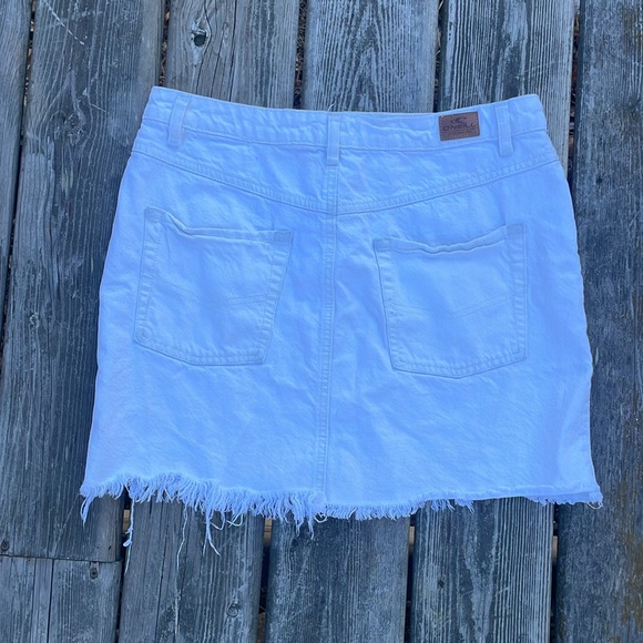 O’Neill White Denim Mini Skirt - Picture 5 of 8